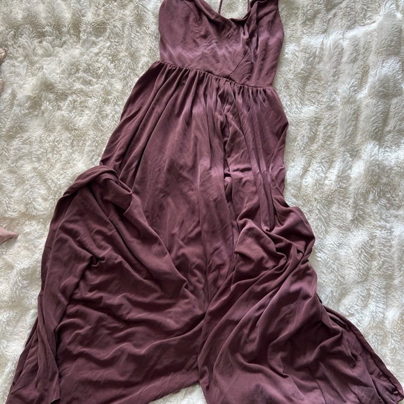Urban Outfitters Molly Purple Wide Leg Culotte Jumpsuit - Picture 3 of 5